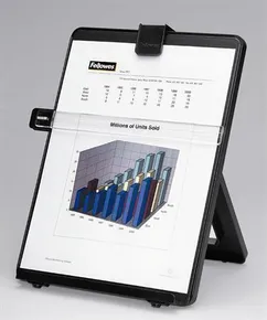 Dokumentenhalter, FELLOWES "Workstation", schwarz